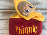 Harry Potter Ginny Hooded Towel