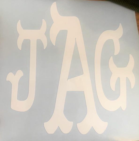 Monogram decal