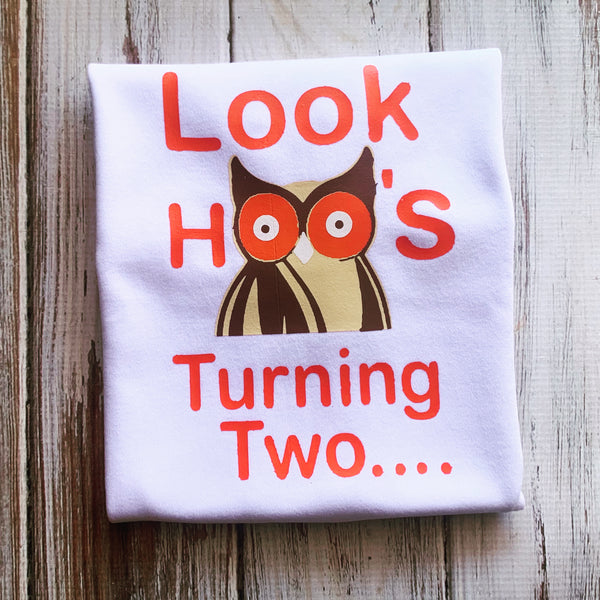 Look Who’s Turning Two birthday shirt