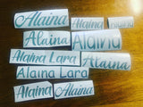 Custom name decal or monogram Decals