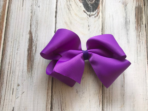 Purple medium bow