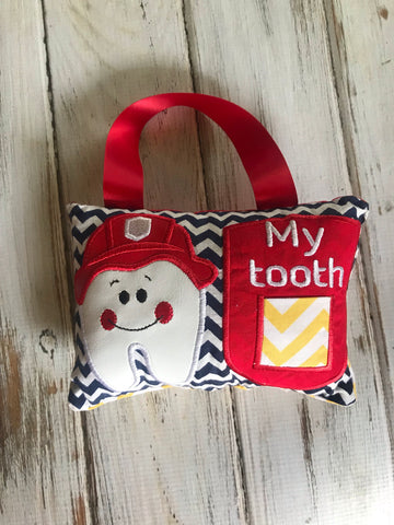 Hanging Fireman Tooth Fairy Pillow RTS