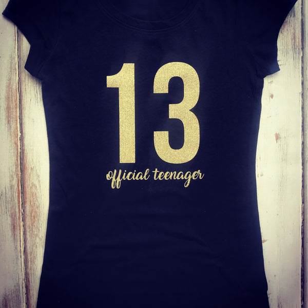 Official Teenager birthday shirt