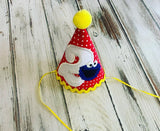 Cookie Monster birthday hat