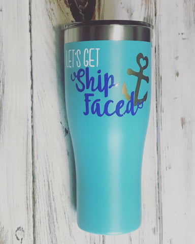 Let’s Get Ship Faced Decal