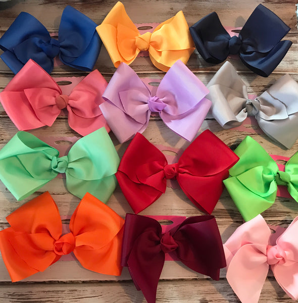 Large 4 inch ribbon Boutique bow