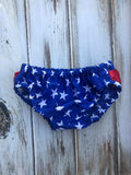 Red White and Blue Ruffle Bloomers