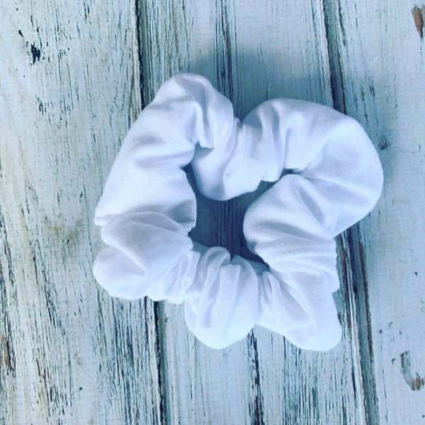 White Scrunchie