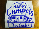 Happy Campers Bucket Decal