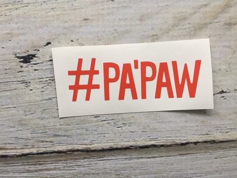 #PA’PAW vinyl decal