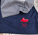 Fire truck Baby Blanket