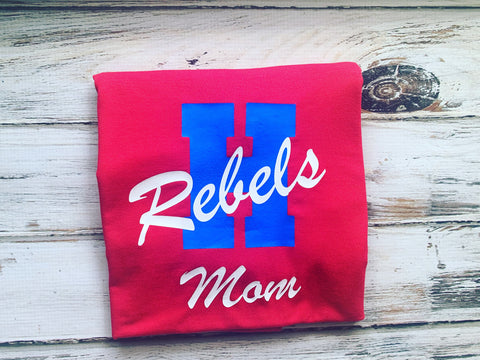 Hays HS Rebels Mom Shirt