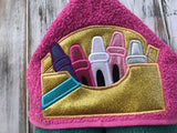 Crayon Box Hooded Towel