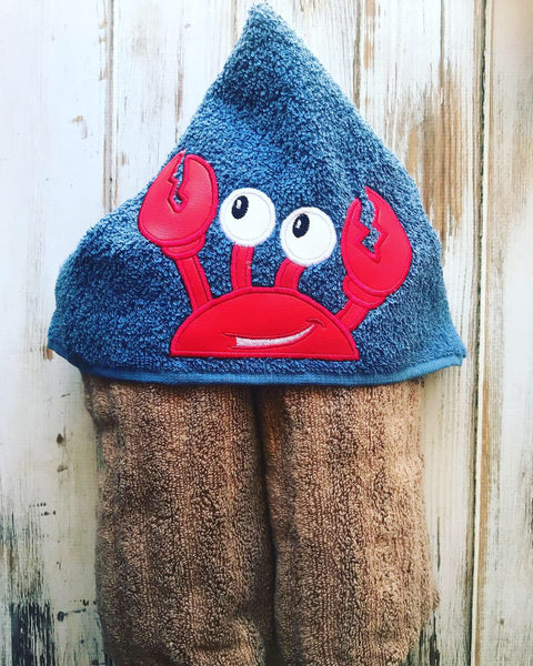 Crab Hooded Towel