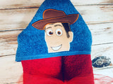 Toy Story Woody Hooded Towel