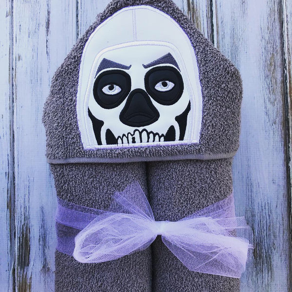 Fort Nite Skull Trooper Hooded Towel