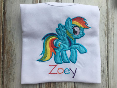 Rainbow Dash My Little Pony Shirt or onesie